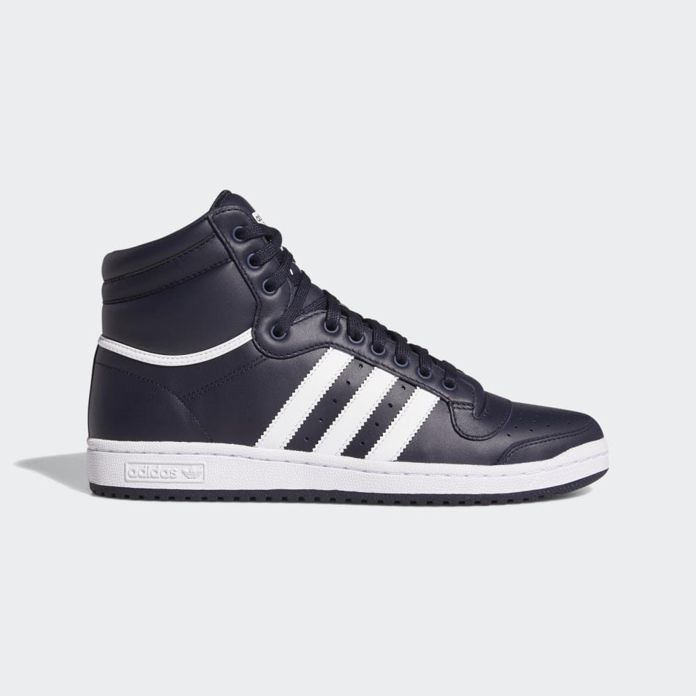 Adidas Women's Top Ten Hi Originals Shoes Navy/White Ireland EF2517